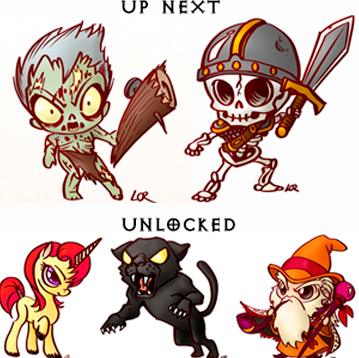 Undead and Allied Chibi for Impact Kickstarter