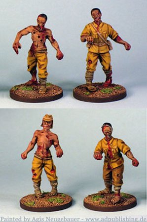 28mm WWII Japanese Zombies