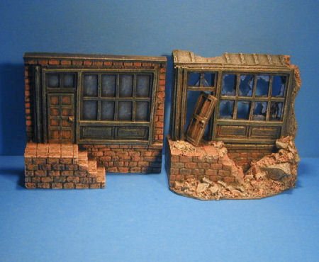 Brick store entrance