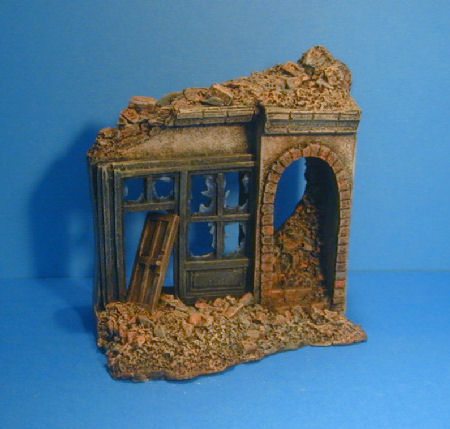 Destroyed arched entrance