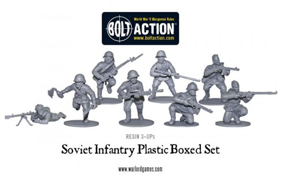 Plastic Soviet Infantry