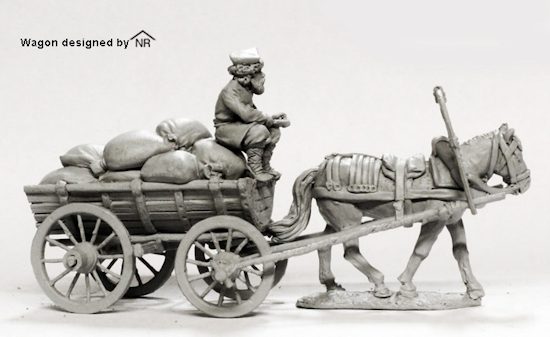 Single-horse peasant/Cossack wagon