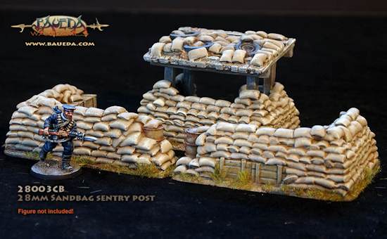 Latest release: 28mm Frontline Sentry Post (3 pieces)