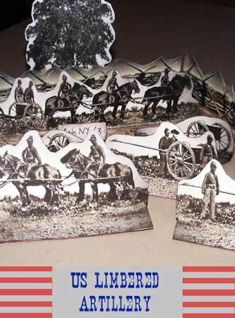 US Limbered Artillery