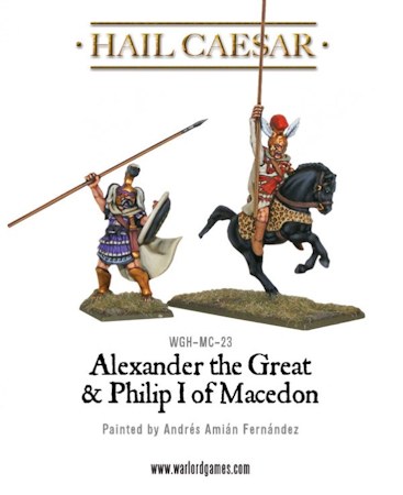 Alexander the Great and his father, Philip of Macedon