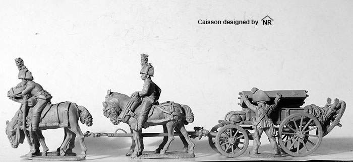 AN 39 - Four-horse 'cavalry' artillery caisson