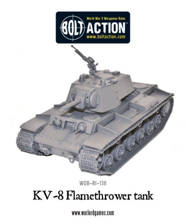 KV-8 flamethrower tank