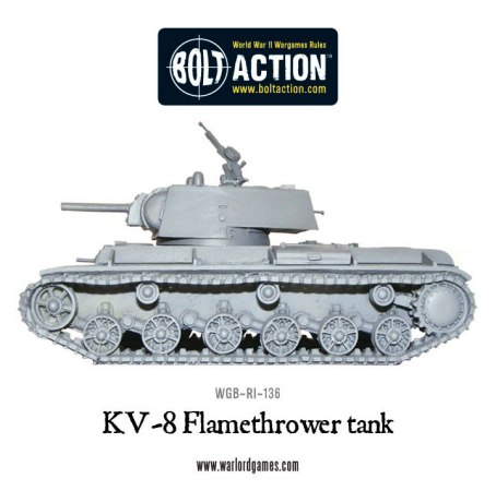 KV-8 flamethrower tank
