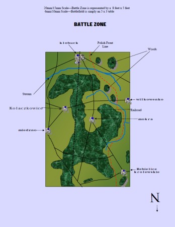 White Eagles 1939 map