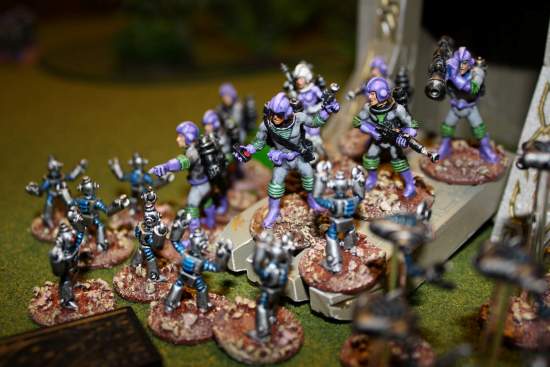 Galacteers battle robots for the Cosmic Key