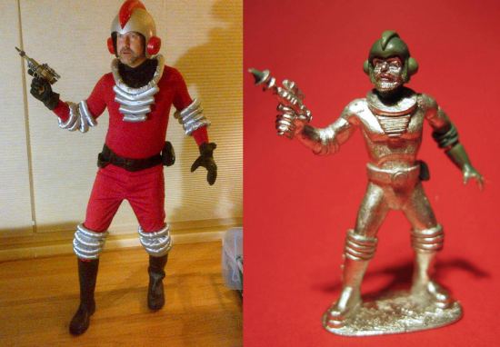 Commander Mudpie and his limited-edition miniature