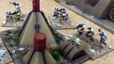 Kaamados Objective defended by Naga Infantry