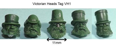 Victorian Heads Tag