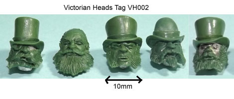 Victorian Heads Tag