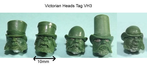 Victorian Heads Tag