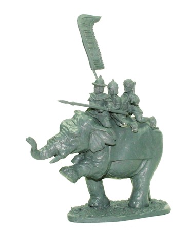 SEA19 Command Elephant and crew, Noble with spear