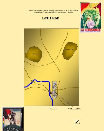 Encounter at Villalba map