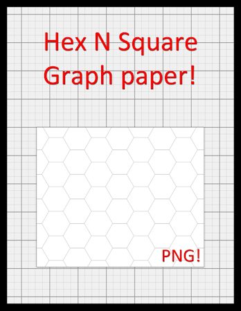 Hex N Square Graph Paper