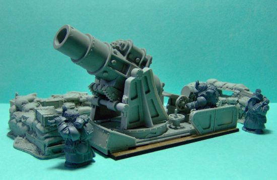Here shown with MAXMINI Cannon Gun Platform
