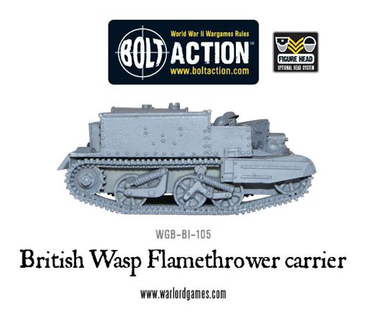 Wasp flamethrowing carrier