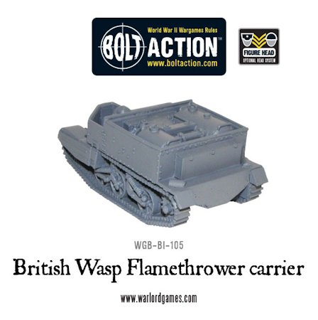 Wasp flamethrowing carrier