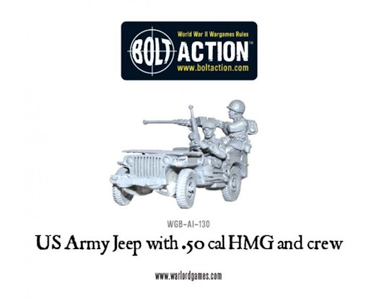 US Army Jeep with .50 cal HMG
