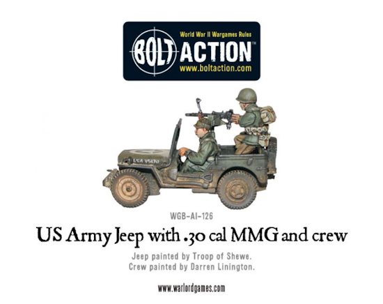 US Army Jeep with 30 cal