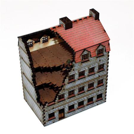 15mm WWII building