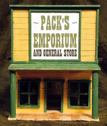 Pack's Emporium, the inoffensively-named building that I made using these tutorials