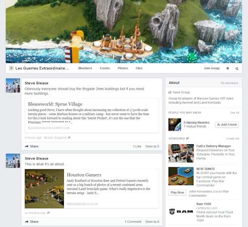 Facebook page