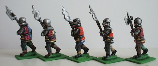 Men-at-arms with surcoat
