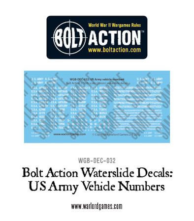 Bolt Action decals