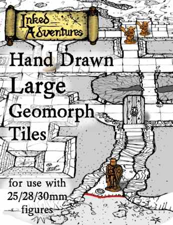 Hand Drawn Large Geomorph Tiles