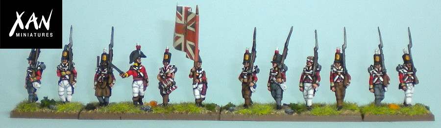 British infantry - Xan Miniatures