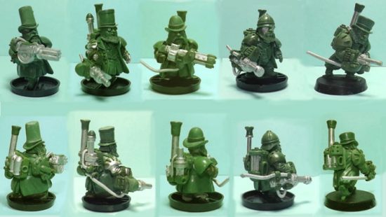 Olleys Armies Miniatures Steampunk & Victorian Kickstarter Miniatures Set 1