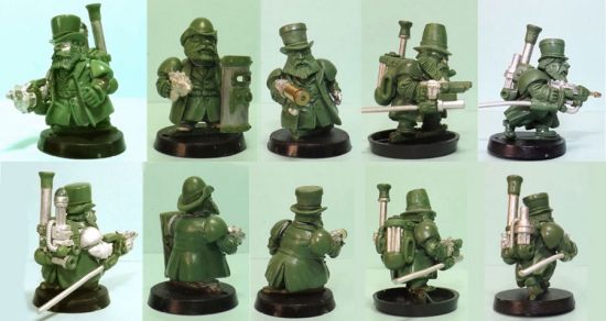 Olleys Armies Miniatures Steampunk & Victorian Kickstarter Miniatures Set 3