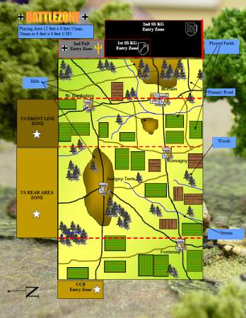 Operation Luttich map