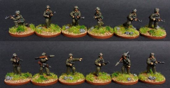 North Koreans in helmets