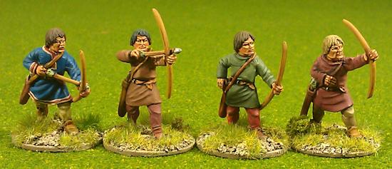 Archers, bareheaded