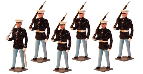 Re-Released Toy Soldiers Set 22 – United States Marine Corps Painted or as Kit/Casting