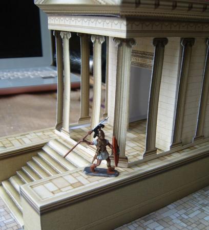 Paper model: Roman temple 1:72