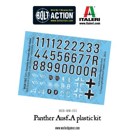 Panther Ausf A decals