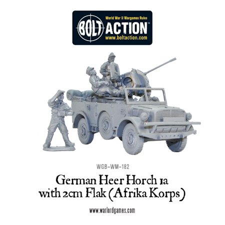 Afrika Korps Horch with Flak 38