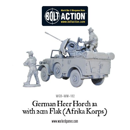 Afrika Korps Horch with Flak 38