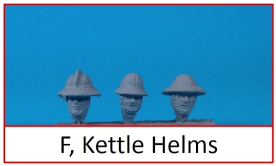  Assorted Kettle helms