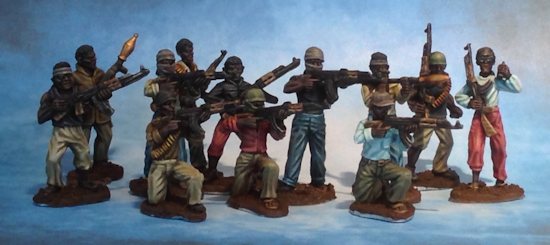 Somali Pirates 3 Modern Historical 28mm Unpainted Wargames 