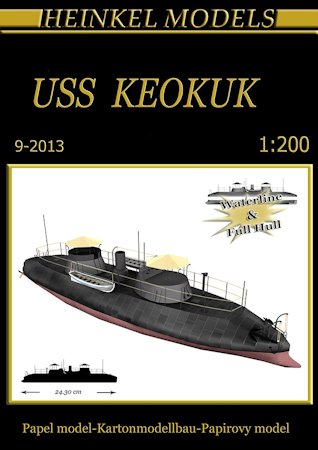 USS Keokuk Paper Model