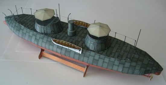 USS Keokuk Paper Model