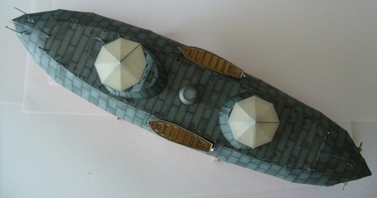 USS Keokuk Paper Model