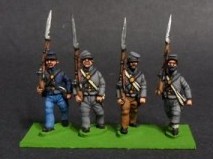 Infantry with shell jacket